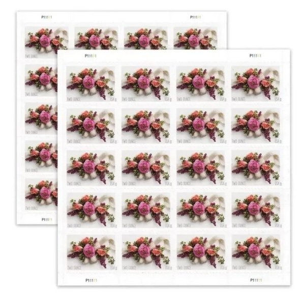 2020 Garden Corsage  forever stamps  5 Booklets 100plp