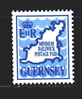 Guernsey. 1989. 482. Guernsey map. MNH.