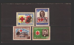 Guatemala - Sc# 239 - 242 MNH          -         Lot 0224252