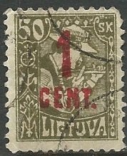 Lithuania  || Scott # 140 - Used  ©