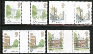 Great Britain Scott 910-14 MNH** 1980 Garden pairs 