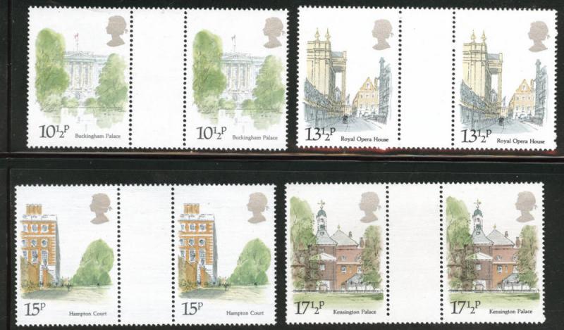 Great Britain Scott 910-14 MNH** 1980 Garden pairs 