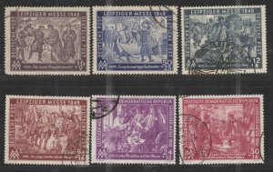 Germany - 1948-50 Leipziger Fair issues lot - Used VG