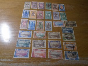 Martinique  #  62-76/78-83/85-87/89-91/93-95/97/164/66/68/73/76/81/82/8  used/MH