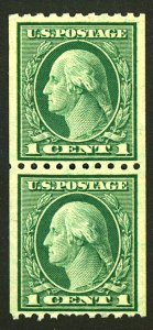 U.S. #486 MINT PAIR OG NH