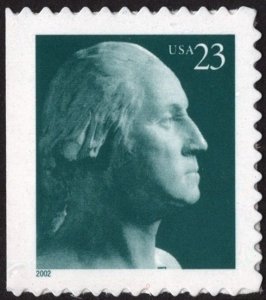 SC#3618 23¢ George Washington Booklet Single (2002) SA