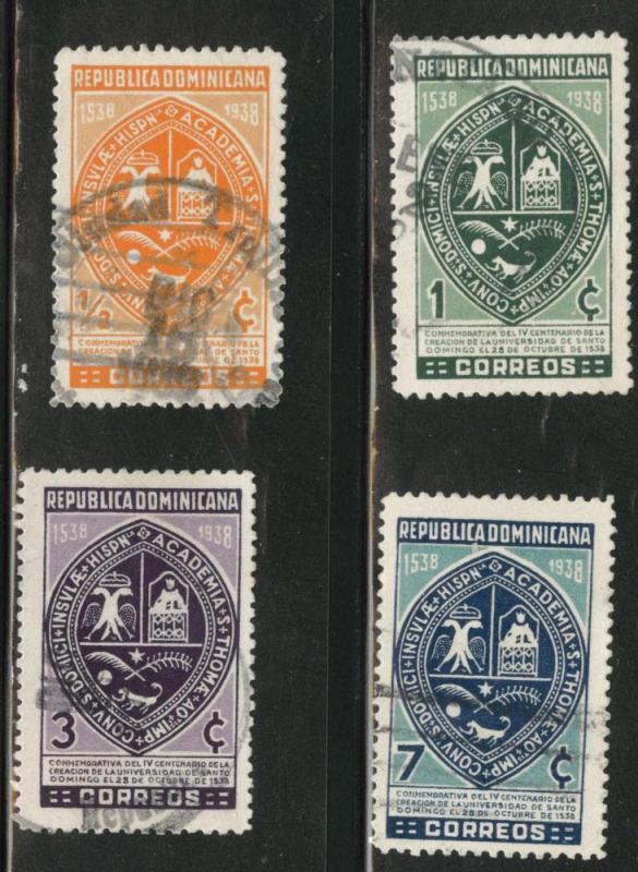 Dominican Republic Scott 338-341 used stamps