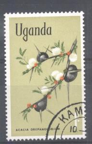 Uganda 1969 Flowers, used   AE.280