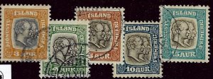 Iceland SCV O31-O35 Used F-VF SC$35.00.....ICE your collection!