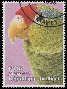 REPUBLIC OF NIGER 1998 STAMP. TOPIC: BIRD. # 9