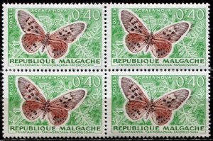 Malagasy (Madagascar); 1960; Sc. # 307; MNH Block of Four Stams