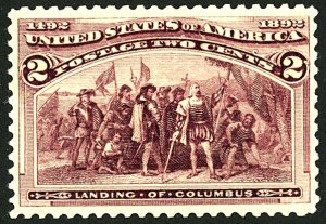 U.S. #231c MINT BROKEN HAT OG NH