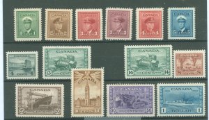 Canada #249-262  Single (Complete Set)