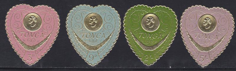 Tonga # 136-139, C7-10, Asia Womens Association, LH, 1/2 Cat