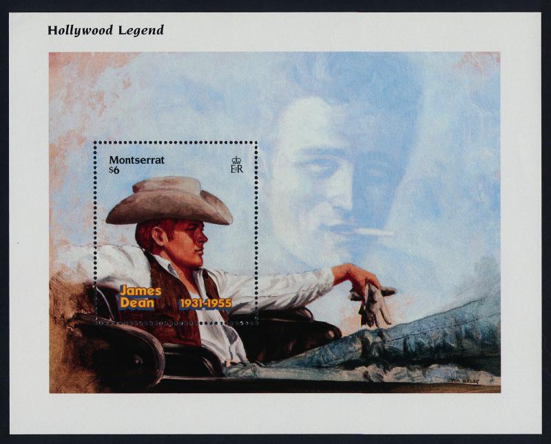 Montserrat 913 MNH James Dean, Movies