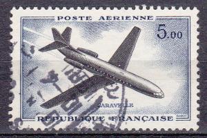 FRANCE C39 USED 1960 5fr CARAVELLE