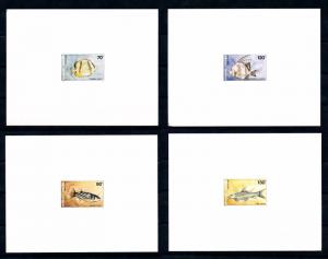 [48386] Togo 1987 Marine life Fish 4 Luxury sheets MNH