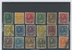 Canada #104-122 Used Single (Complete Set) (King)