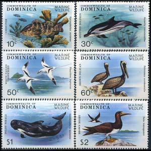 DOMINICA 1979 - Scott# 618-23 Marine Life Set of 6 NH
