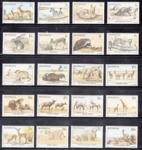 Botswana Scott #404-423 MNH