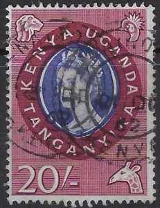 Kenya UT 135 Used 1960 issue (102)(ad4780)
