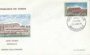 Congo Scott 204 FDC - Hotel Cosmos