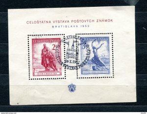 Czechoslovakia 1952 Phil Exhibition Bratislava Special cancel 13869