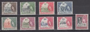 Basutoland   #72-82   (less 74,79 )  mnh    cat $83.40
