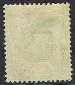 LEEWARD ISLANDS 1912 KGV 5/- ON WHITE BACK WMK MULTI CROWN CA 