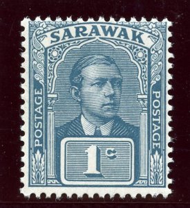 Sarawak 1918 KGV 1c slate-blue & slate superb MNH. SG 62.