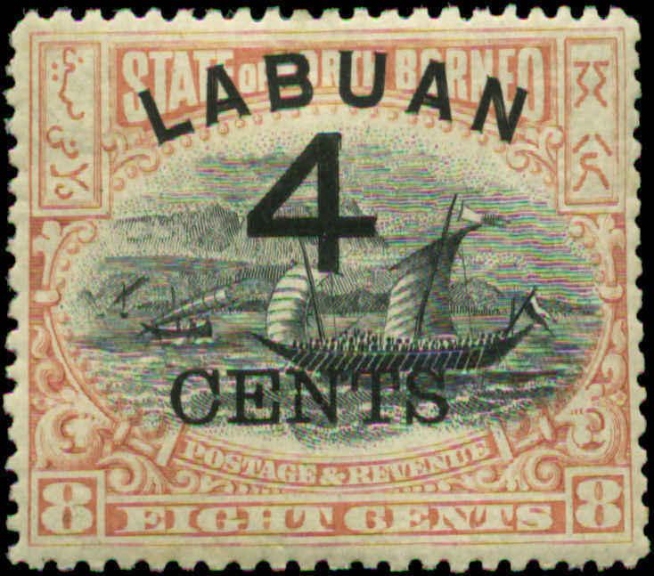 Labuan Scott #89 Mint