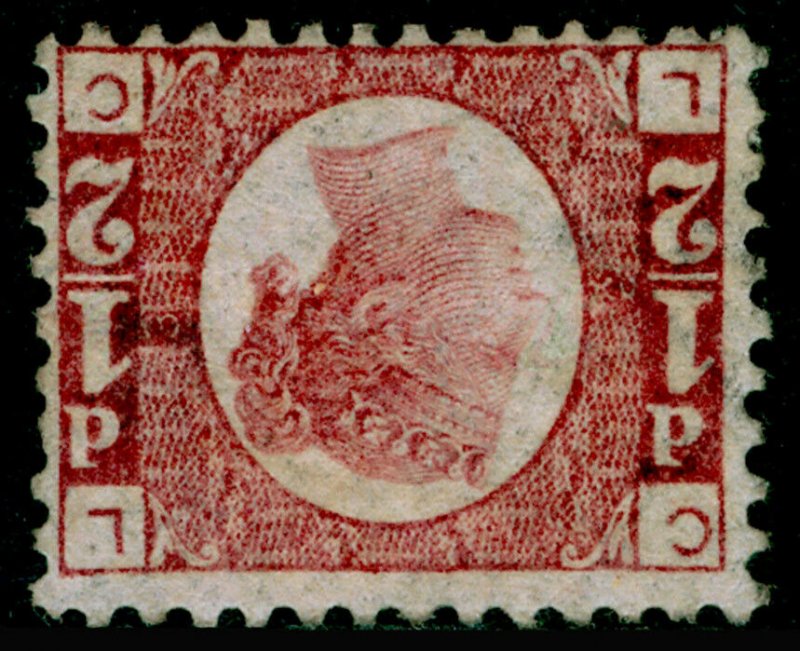 SG48Wi, ½d rose-red plate 3, M MINT. Cat £450. WMK INV. LC