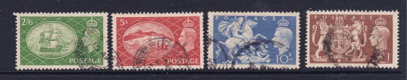 Great Britain the 1951 high value set used