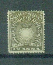 British East Africa sc# 14 mng cat value $1.25