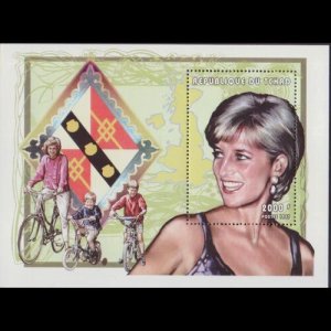 CHAD 1997 - Scott# 715 S/S Princess Diana NH