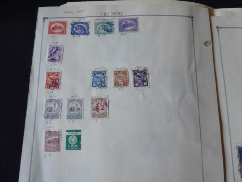 Uruguay 1941-1949 Mint/Used Stamp Collection on Album Pages