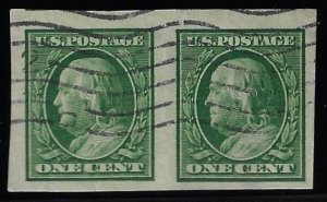 Scott #383 - $50.00 – VF-XF-used – PF cert graded XF-SUP-85