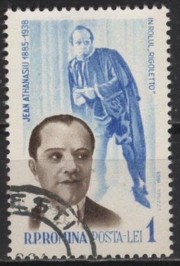 Romania 1611 (used cto) 1L Jean Athanasiu, opera singer (1964)