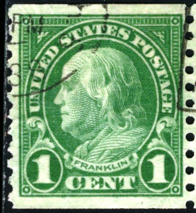 United States - SC #597 - USED STRIP OF 3- 1923  -Item USA802