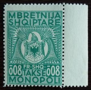 ALBANIA - REVENUE STAMP! albanien stempelmarke italy kosovo J20