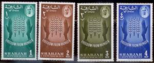 Sharjah 1964 MI# 185-9 MNH-OG L380