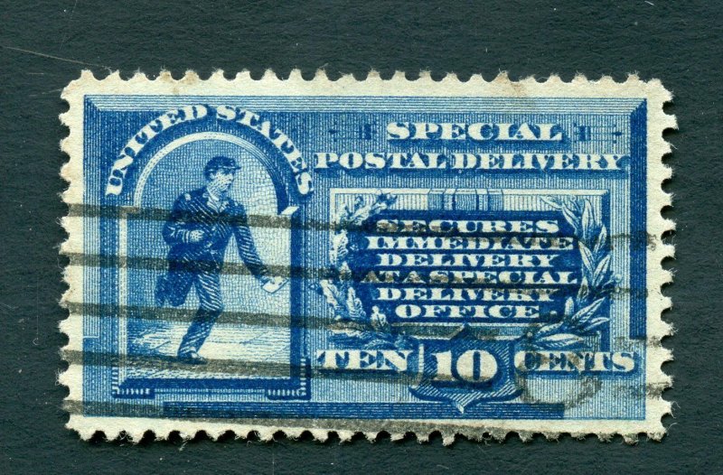 US SCOTT #E1 USED XF 90 PARALLEL LINES CANCEL PSE CERTIFICATE