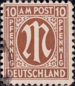 Germany Allied Occupation - 1945 3N7a Used