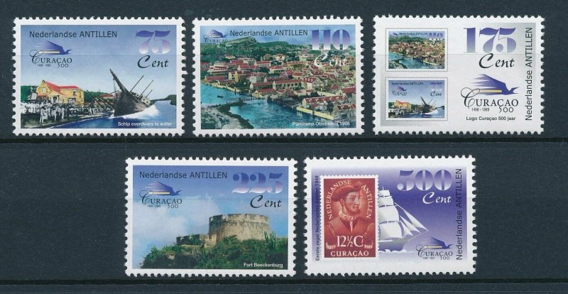 [NA1258] Netherlands Antilles Antillen 1999 History of Curacao Sailing Ship MNH