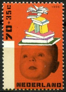 Netherlands Sc#B695 MNH, 70c+35c org & multi, Children Stamps 1996 (1996)