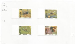 VENDA - 1992 - Bee Types - Perf 4v Set - Mint Light Hinged