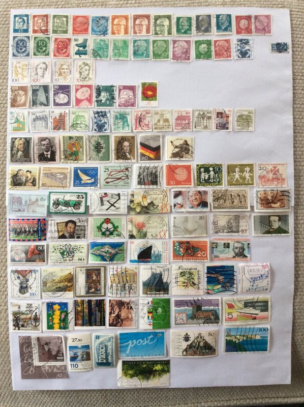 German 100+ stamps - Lot 15