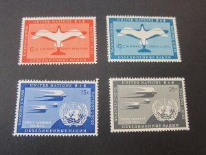 United Nations 1951 Sc C1-C4 set MH