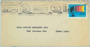 84243 - ARGENTINA - POSTAL HISTORY - Special postmark on COVER 1970 - AUTO trees