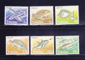 Tokelau 105-108, 110-111 MNH Fish